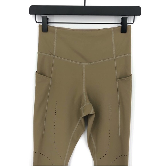 BROOKS Method 7/8 Tight Dark Oatmeal Tan XS - Picture 2 of 7